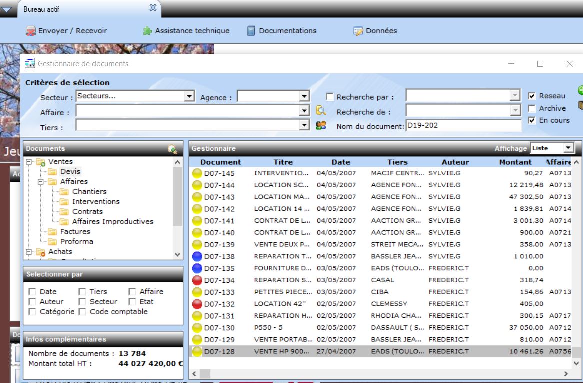 Logiciel pour le BTP